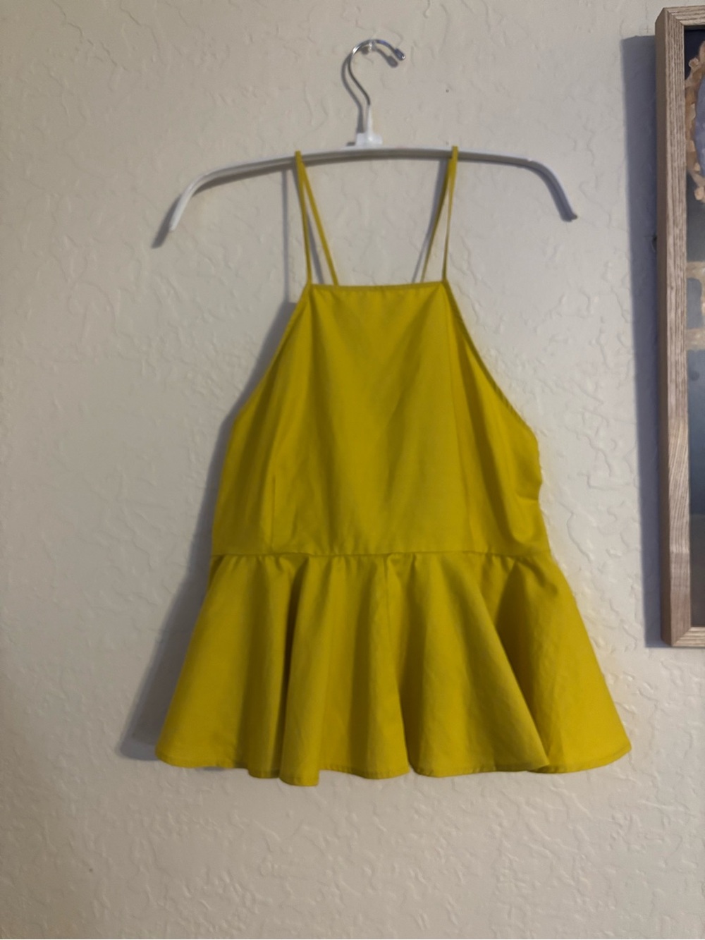 ZARA yellow top NWT